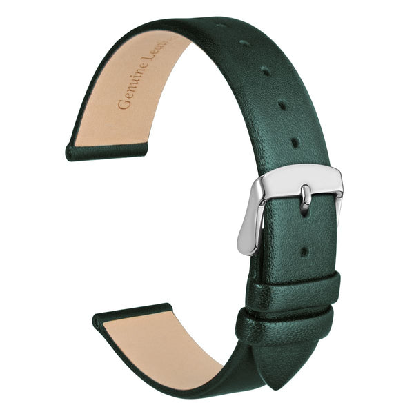 ELEGANT - Lady Genuine Leather Watch Band - Green