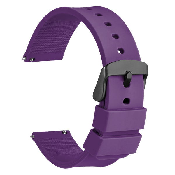 CLASSIC - Quick Release Silicone Watch Band - Purple