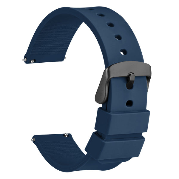 CLASSIC - Quick Release Silicone Watch Band - Dark Blue