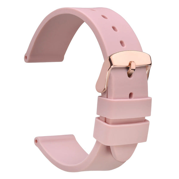 SIMPLE - Versatile Silicone Watch Band - Pink